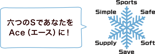 六つのSであなたをAce（エース）に！